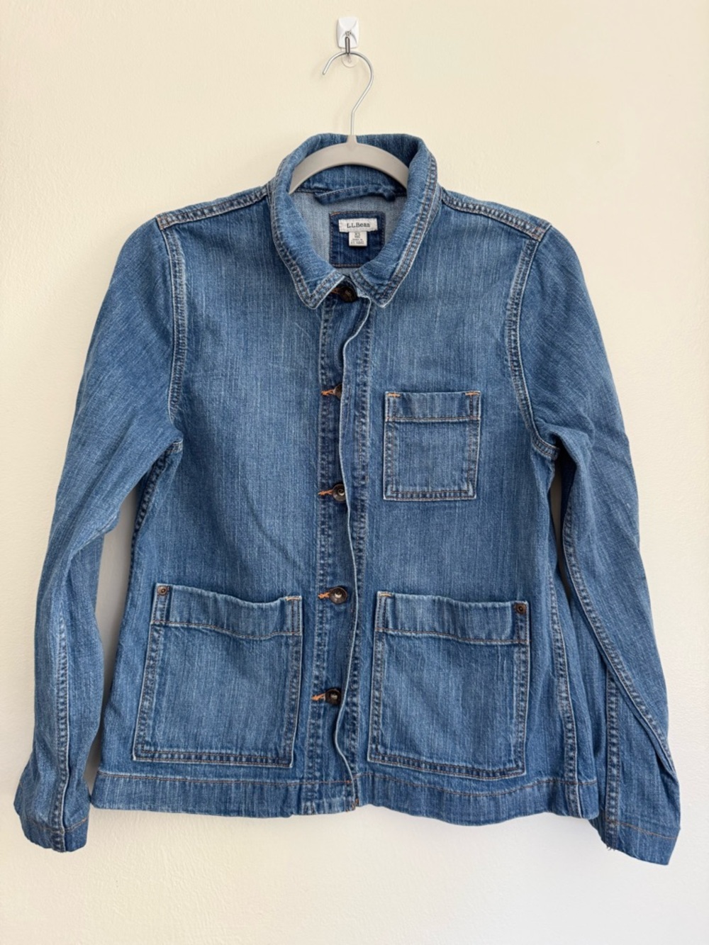 Vintage L.L. Bean Women's Blue Denim Shirt Shacket - Size XS - Heritage RN 71341